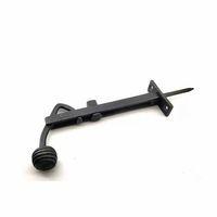 Antika Tarz Dekoratif Pirinç Ayarlı Panjur Stoperi - 150x55 Mm, Oksit