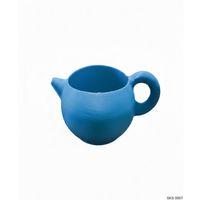 Mavi Caydanlik Seklinde Mini Dekoratif Saksi 6 Cm Masa Ustu Ofis Dekoru