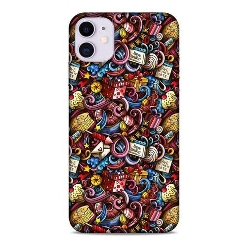 Graffitix (47) Desenli Silikon Kapak Apple Iphone 11 Kılıf