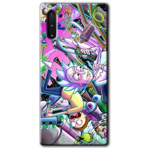 Galaxy Note 10 Kılıf HD Desen Baskılı Arka Kapak - Graffiti Çizgi Film