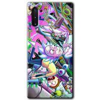 Galaxy Note 10 Kılıf HD Desen Baskılı Arka Kapak - Graffiti Çizgi Film