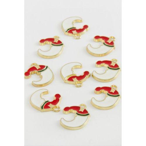 Ay Yılbaşı Mineli Kolye Ucu 1 Adet