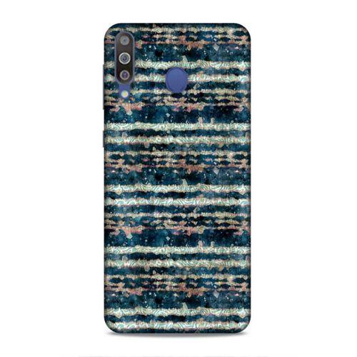 Samsung Galaxy M30 Uyumlu Kılıf Utopia (47) Crystal Flex Kılıf Zig Zag