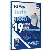 2026 KPSS Börü Tarih Tamamı Çözümlü 19 Deneme Sınavı Yediiklim Yayınları