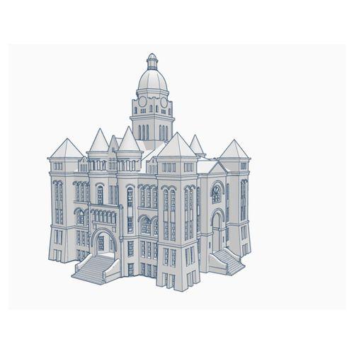 Jasper County Mahkemesi 3D Baskı (Bu ürün Sadece Plastik parçadır - Almadan Önce Soru Sorabilirsiniz)