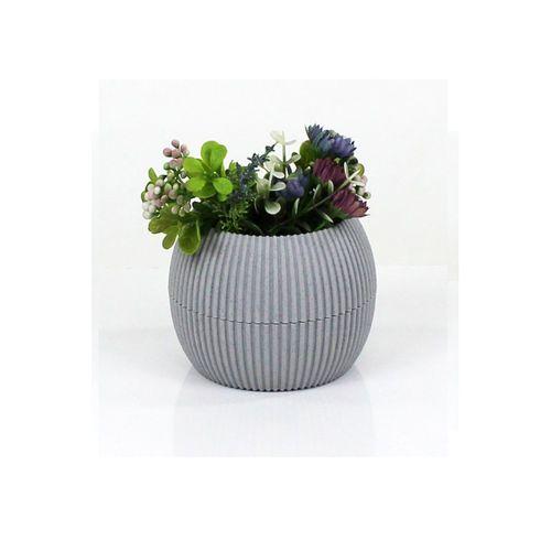 Mercan Saksı 2 Numara 0,35 Litre Su Hazneli Dekoratif Kaktüs Sukulent Saksı 11,8x9,2 cm