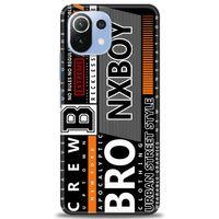 Xiaomi Mi 11 Lite Kılıf HD Baskılı Kılıf - NxBoy + Tam Ekran Koruyucu