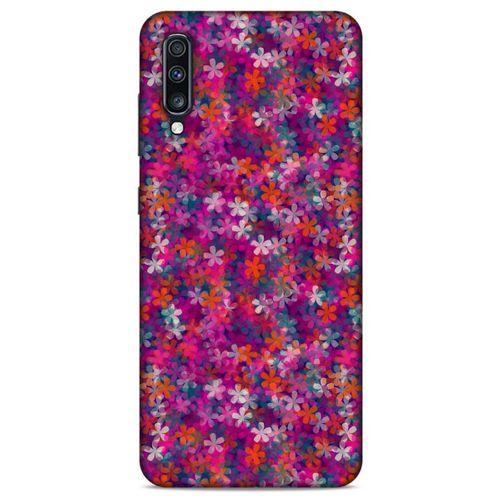 Samsung Galaxy A70s Uyumlu Kılıf Pembe Delisi (3) Kapak Çiçek