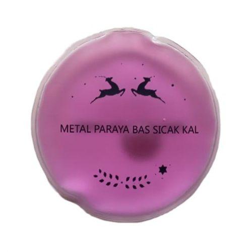 Pembe Ceylan Cep Sobası,El Isıtıcı,Sıcak Su Torbası Pvc  9Cm