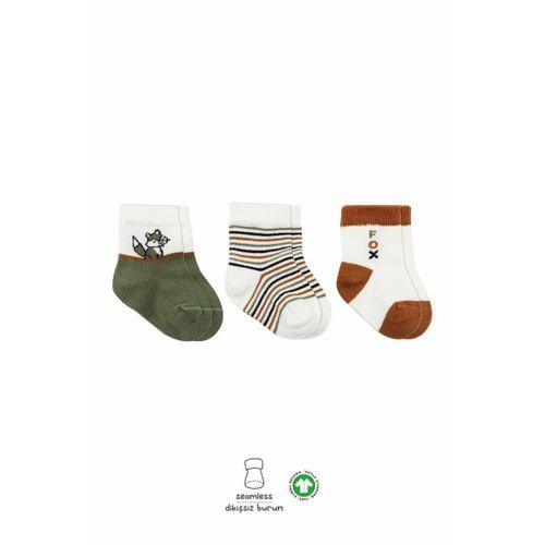 3'lü Penye Soket Çorap Bs10109 Nil
