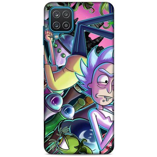 Samsung Galaxy A12 Uyumlu Kılıf Rick And Morty (40) Fit Silikon Kılıf Rick D. Sanchez