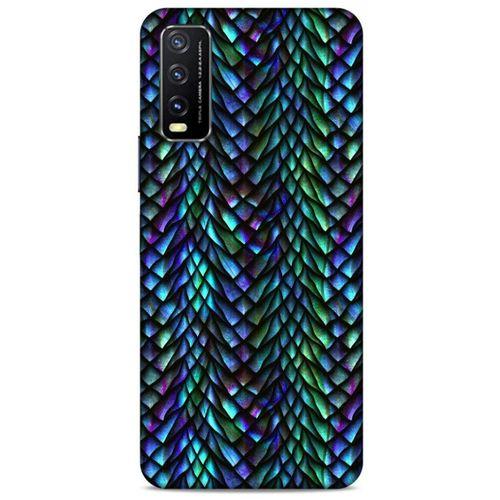 Xiaomi Redmi 9T Kılıf Dragons (1) Kılıfı Ejderha Pulları Rainbow