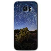 Galaxy S7 Edge Kılıf HD Desen Baskılı Arka Kapak - Eclipse Sky + Kırılmaz Cam