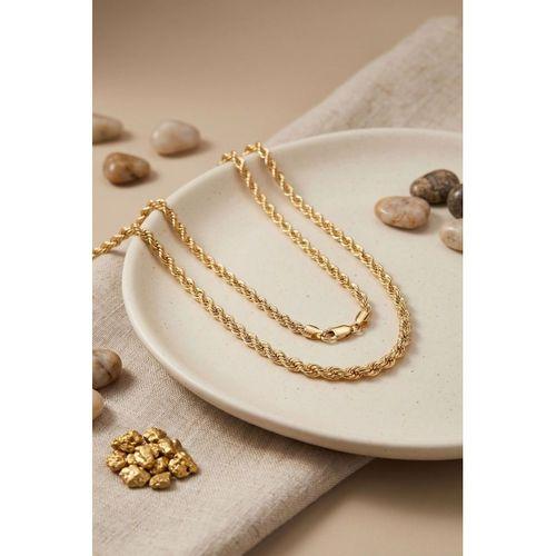 CM Burgu Zincir Model Gold Renk 50 cm Kadın Kolye