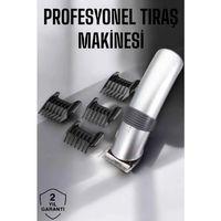 4 Taraklı Taşınabilir Profesyonel Saç Ve Sakal Kesme Tıraş Makinesi