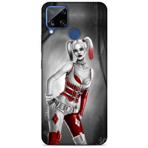 Realme C15 Uyumlu Kılıf Harley Quinn (39) Liquid Crystal Kılıf Açık Limon