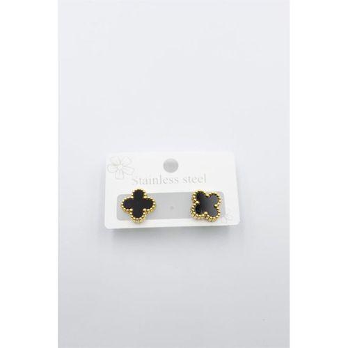 Vc Yonca Küpe - Siyah