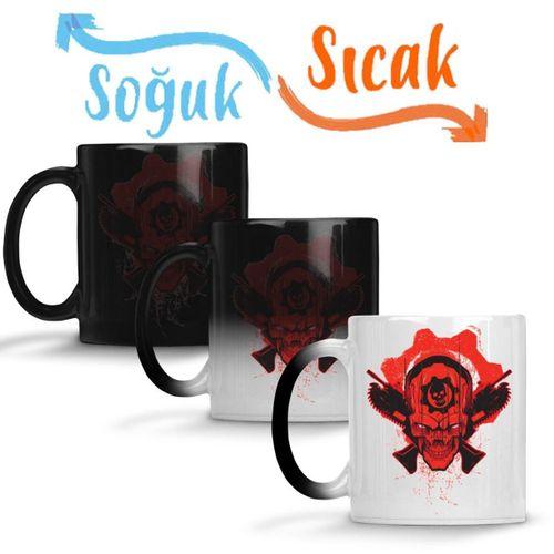 Lancer Na Carveira Gears Of War Sihirli Kupa Bardak Porselen