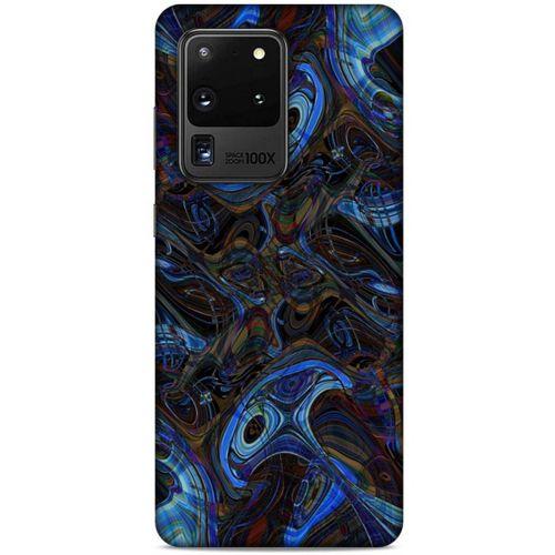 Samsung Galaxy S20 Ultra Uyumlu Kılıf Mavi Delisi (6) Silikon Kılıf Taş