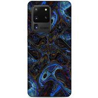 Samsung Galaxy S20 Ultra Uyumlu Kılıf Mavi Delisi (6) Silikon Kılıf Taş