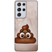 Lopard Samsung Galaxy S21 Ultra Uyumlu Kılıf Emojix (62) Koruyucu Silikon