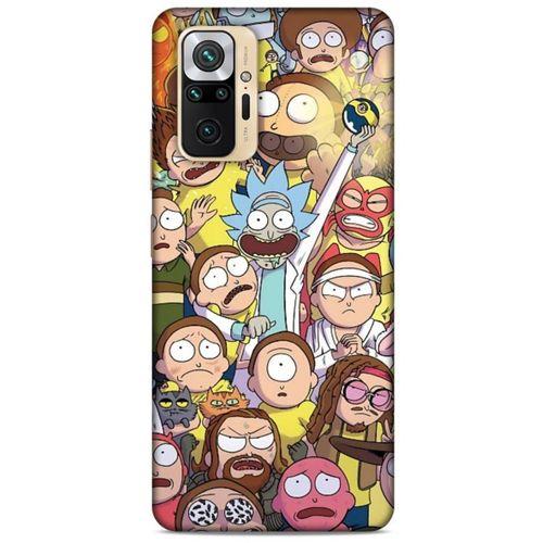 Xiaomi Redmi Note 10 Pro Uyumlu Kılıf Rick And Morty (34) Slim Armor Kılıf Manager Morty