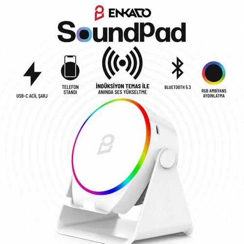 Bluetooth Hoparlör Soundpad EKD-S11 5W 2000mAh Beyaz