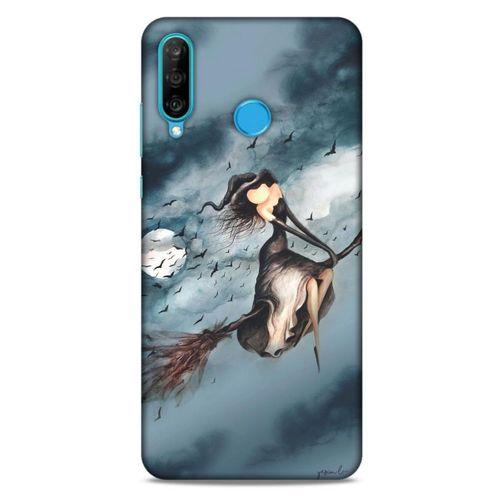 Y.Liva-2021 Özel Seri Cadılı Huawei P30 Lite Kılıf Silikon Kapak