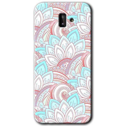 Samsung Galaxy J6 Plus Kılıf Baskılı Kapak - Çin Mandala 1 + 5D Tam Kaplayan Cam
