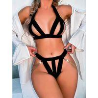 Zincir Detaylı Fantezi Sütyen Külot Takım