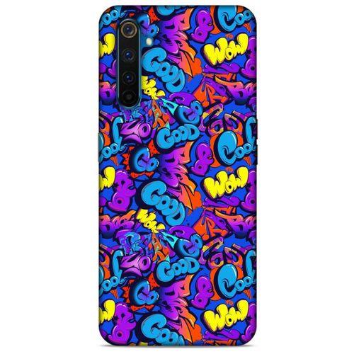 Graffitix (20) Desenli Silikon Kapak Oppo Realme 6 Kılıf