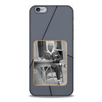 Apple Iphone 6S Kılıf Atatürk (31) TPU Kılıf Koyu Gri