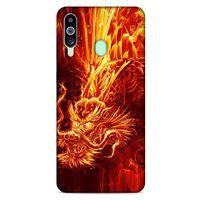 Samsung Galaxy M40 Kılıf Dragons (12) Koruyucu Silikon Ateş Ejderhası