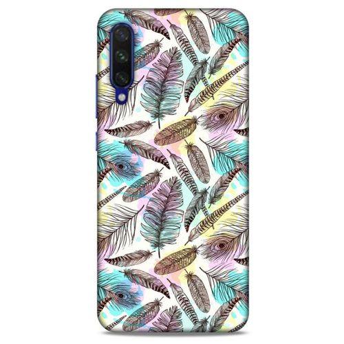Xiaomi Mi A3 Kılıf Desenli Özel Seri Tüyler (2) Kabı