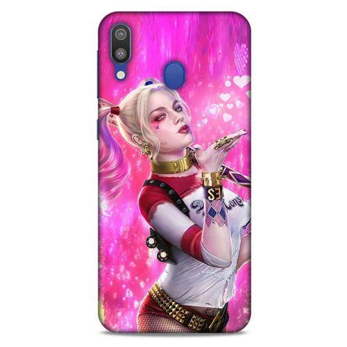 Samsung Galaxy M20 Uyumlu Kılıf Harley Quinn (4) Koruma Kılıfı Fuşya