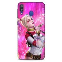 Samsung Galaxy M20 Uyumlu Kılıf Harley Quinn (4) Koruma Kılıfı Fuşya