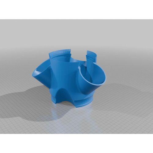 Dani 039 S İç Mekan Yetiştirme Kulesi 50mm 3 Yollu Saksıdan 80mm’ye Modifikasyon 3D Baskı (Bu ürün Sadece Plastik parçadır - Almadan Önce Soru Sorabil