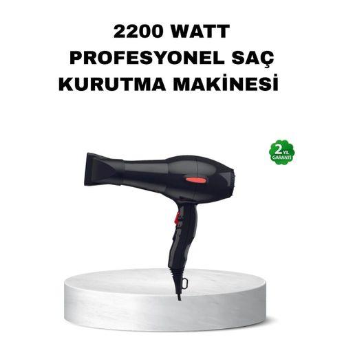 Profesyonel Saç Kurutma Makinesi – Ac Motor, Soğuk Üfleme, 2 Hız Kademesi