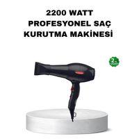 Profesyonel Saç Kurutma Makinesi – Ac Motor, Soğuk Üfleme, 2 Hız Kademesi