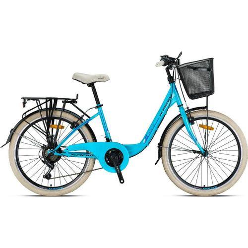 Kron Tetra 3.0 24 Jant Şehir Bisikleti Mint Yeşil-Kahverengi