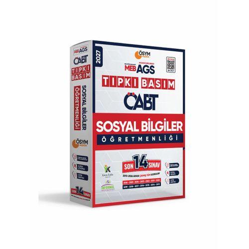 2027 MEB-AGS ÖABT Sosyal Bilgiler Öğretmenliği ÖSYM Tıpkı Basım 14lü Deneme Paketi Türkiye Geneli