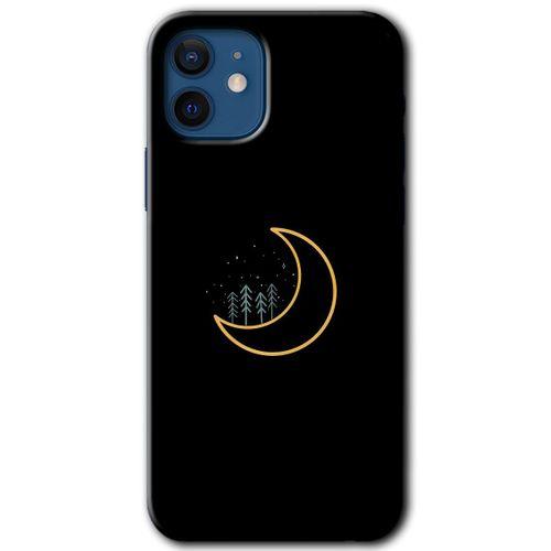 iPhone 12 Kılıf HD Desen Baskılı Arka Kapak - İyi Geceler + Kırılmaz Cam