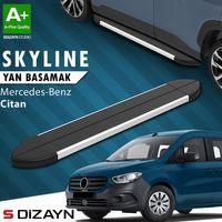S-Dizayn Mercedes Citan Skyline Aluminyum Yan Basamak 193 Cm 2012-2021 A+ Kalite