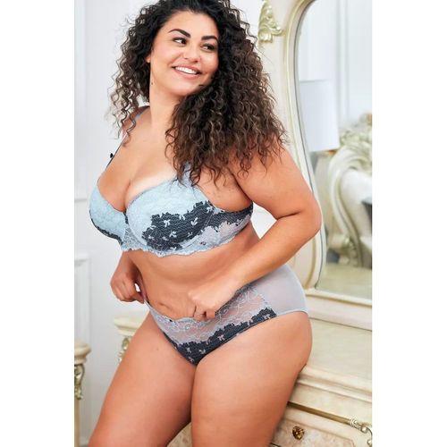 Golshan Gilda Control Slip , Kadın Dantelli Mavi Külot