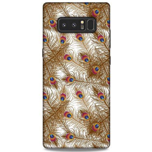 Samsung Galaxy Note 8 Kılıf Desenli Özel Seri Tüyler (25) Antişok Kapak
