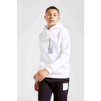 Guitar Melody TipografiBaskılı Unisex Çocuk Kapüşonlu Beyaz Sweatshirt