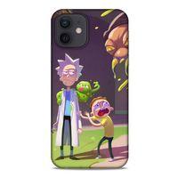 Apple iPhone 12 Uyumlu Kılıf Rick And Morty (31) TPU Kılıf Cronenberg Rick