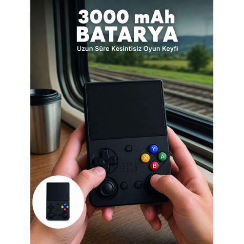 Retro Taşınabilir Oyun Konsolu 3 5 İnç Ips Ekran 26 Emülatör Destekli 64gb El Tipi Oyun Cihazı