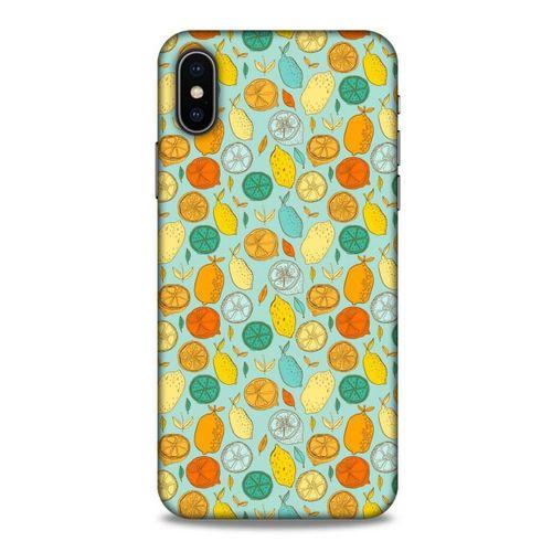Frutix Turunç 02 Apple Iphone X Kılıf Desenli Silikon