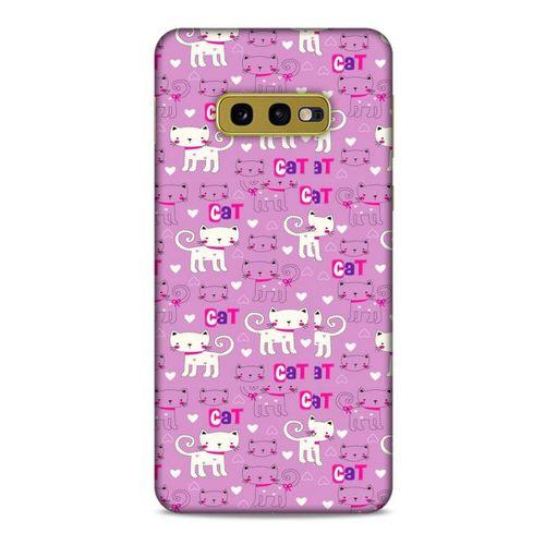 Lopard Samsung Galaxy S10e Uyumlu Kılıf Kediler (4) Koruma Kılıfı Pink Cat